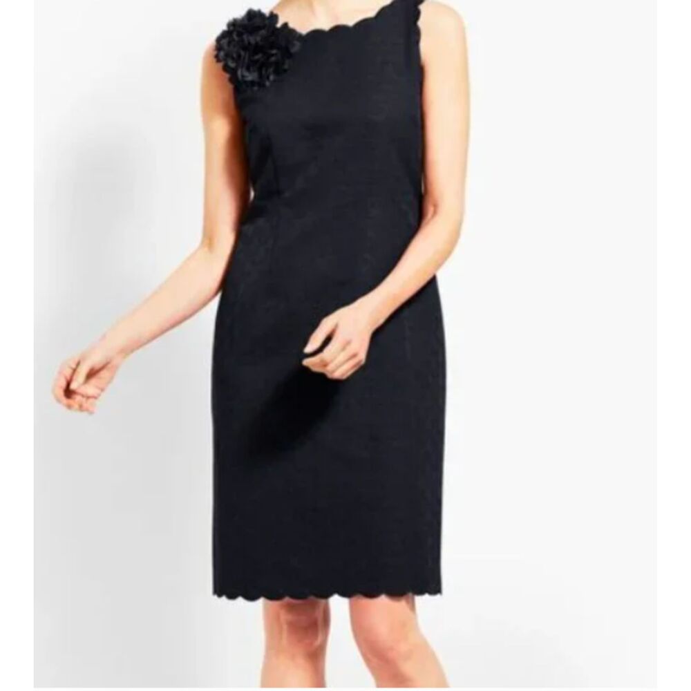 Talbots Formal Navy Sheath Dress Size 2